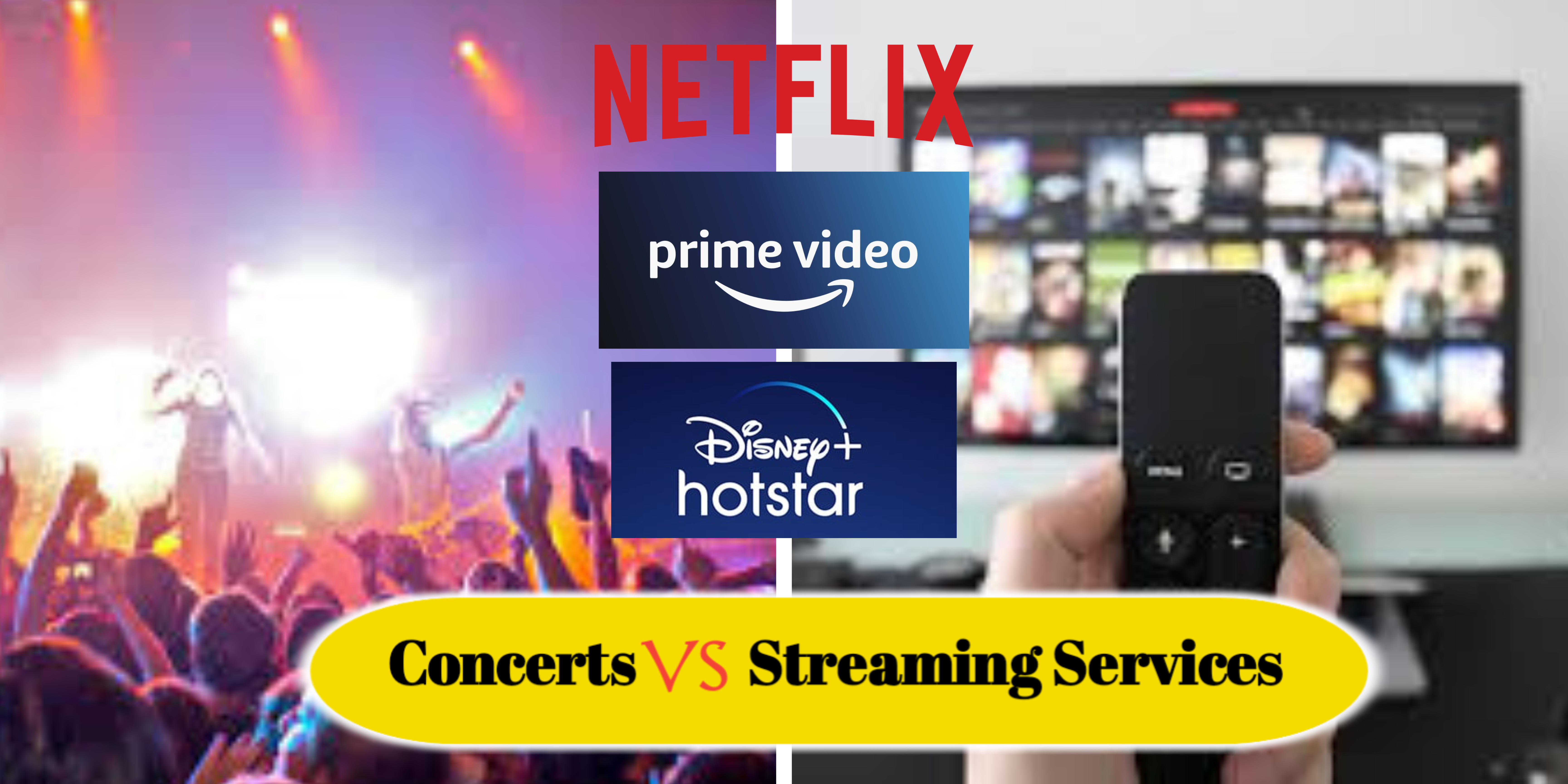 Concerts vs streaming services