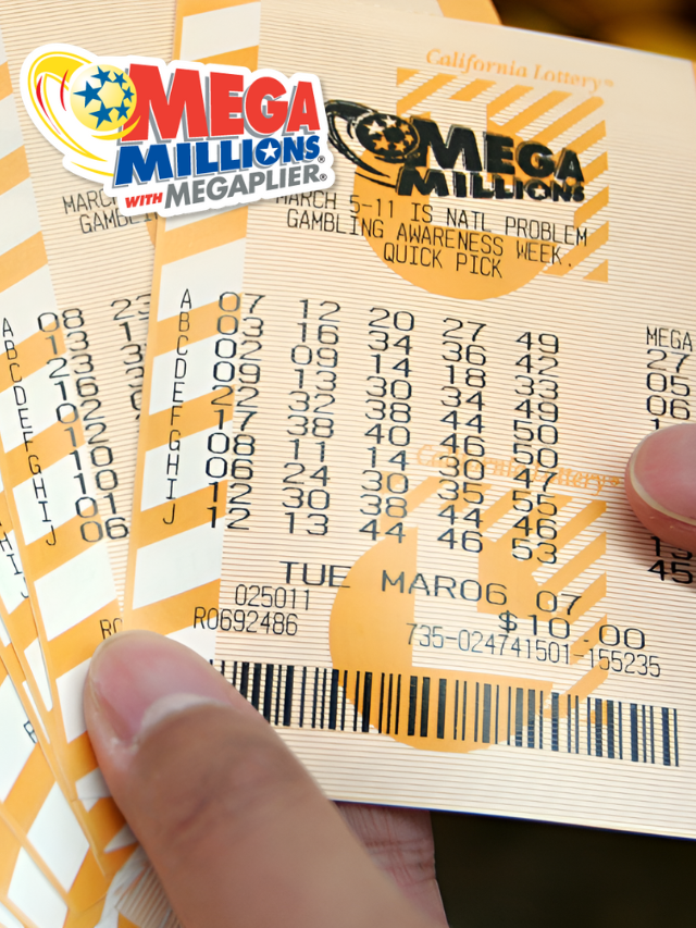 Mega Millions lottery ticket